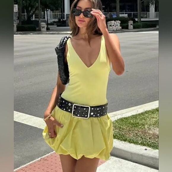 ZARAโMIXEDโBALLOONโMINIโDRESS - Picture 4 of 6